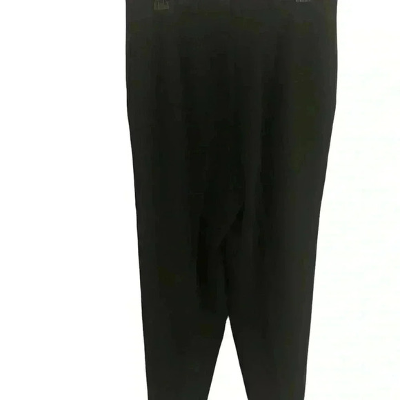 Jones New York Sz 12 Black Pleated Dress Pants Bootcut Lined Pockets - Picture 2 of 6